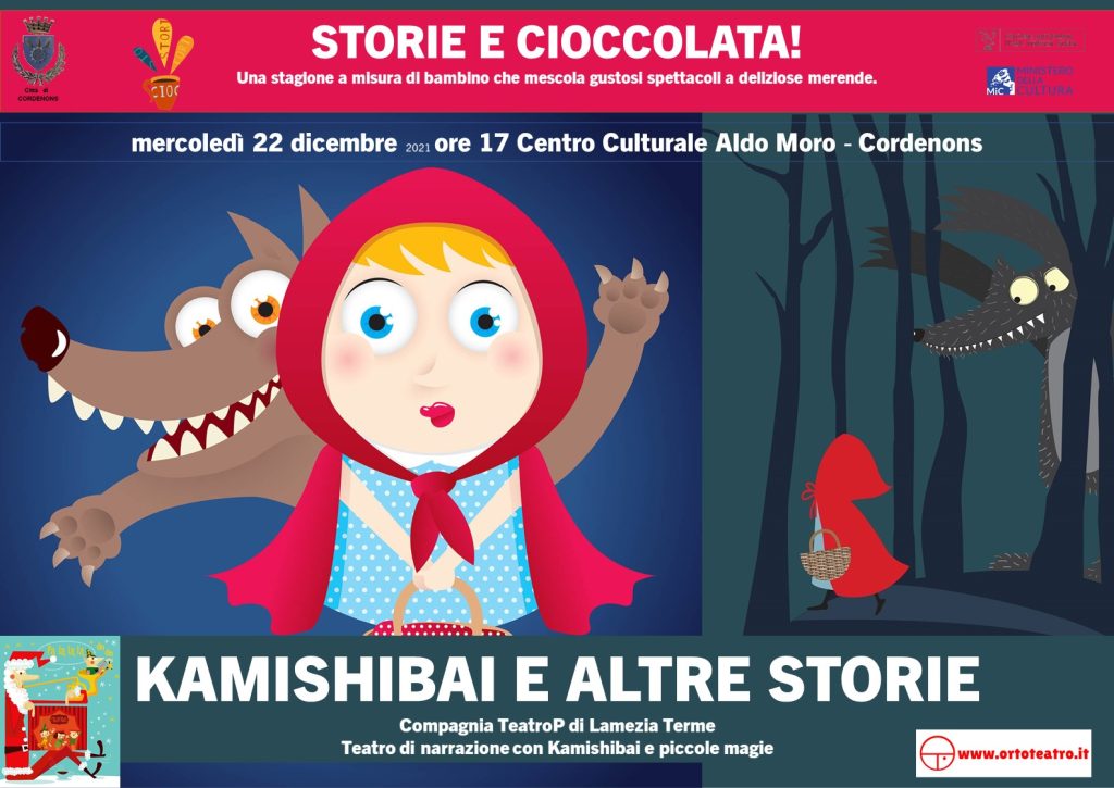A Cordenons STORIE E CIOCCOLATA Teatro per famiglie KAMISHIBAI E ALTRE STORIE - EventiFVG.it