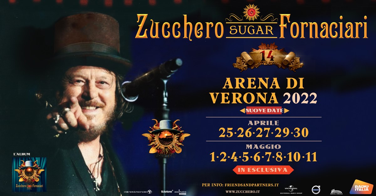 Zucchero DOC World Tour 2022 - Verona