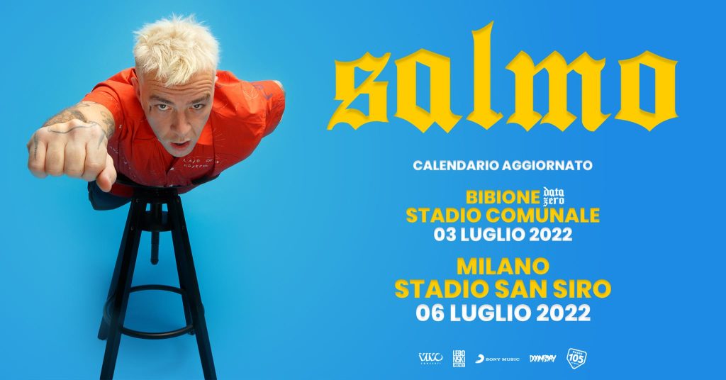 Salmo in concerto a Bibione 2022
