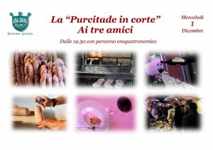 La “Purcitade in corte Ai tre amici”