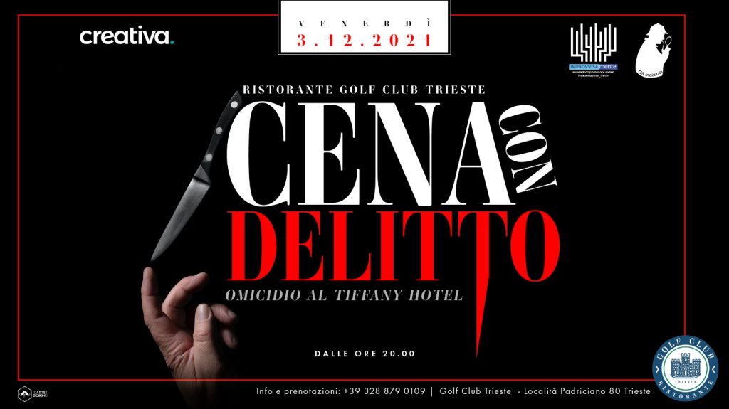 Cena con Delitto | Ristorante Golf Club Trieste - EventiFVG.it