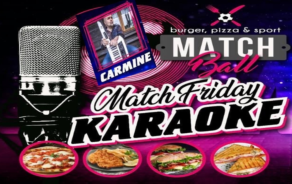 Karaoke con Carmine al Match Ball