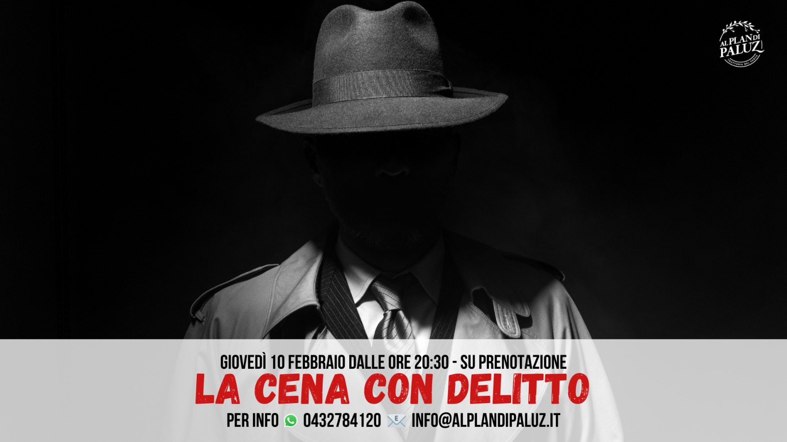 CENA con DELITTO al Plan di Paluz