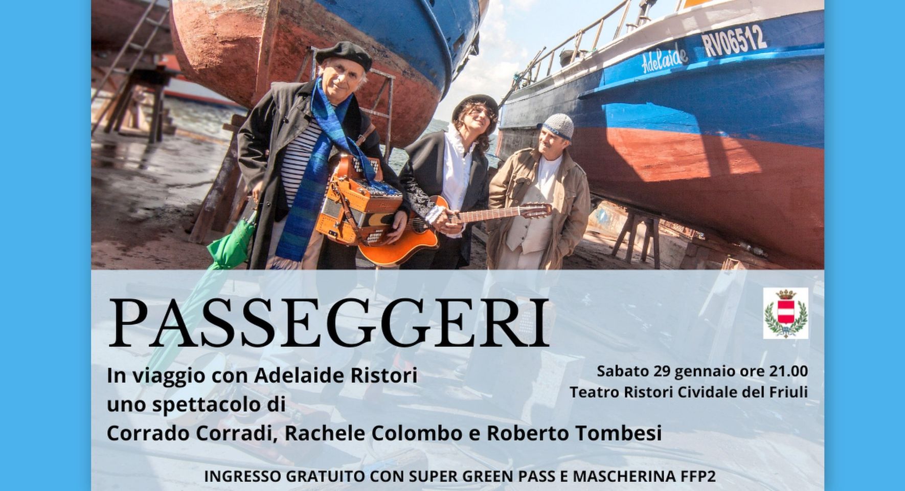 PASSEGGERI per il bicentenario della nascita di Adelaide Ristori - PASSEGGERI per il bicentenario della nascita di Adelaide Ristori