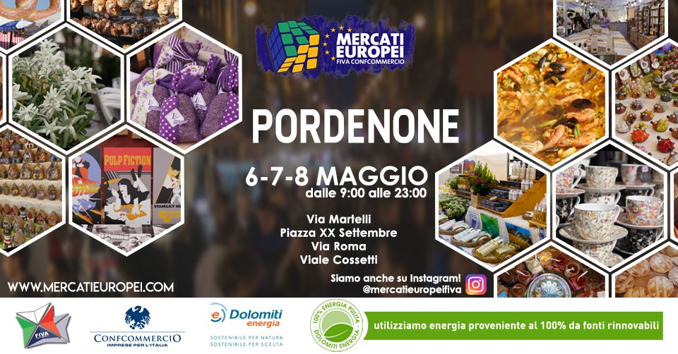 Pordenone - Mercato Europeo | 6-7-8 Maggio