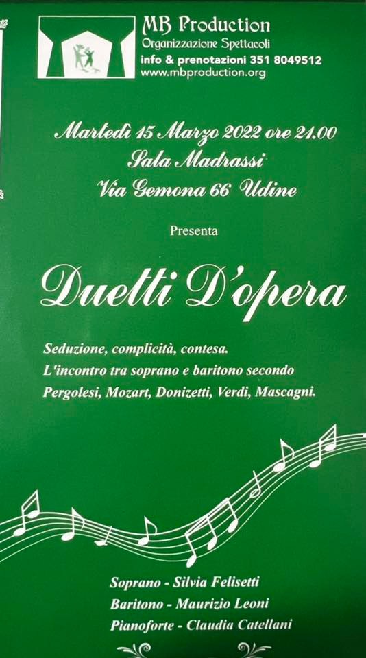 DUETTI D'OPERA Udine