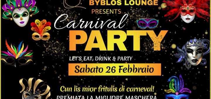 " CARNIVAL PARTY 2022 "- Cun lis mior fritulis