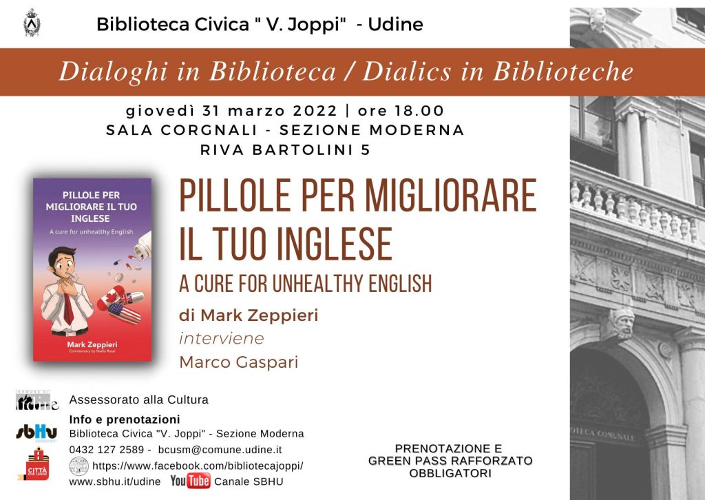 Presentazione "Pillole di inglese" di Mark Zeppieri