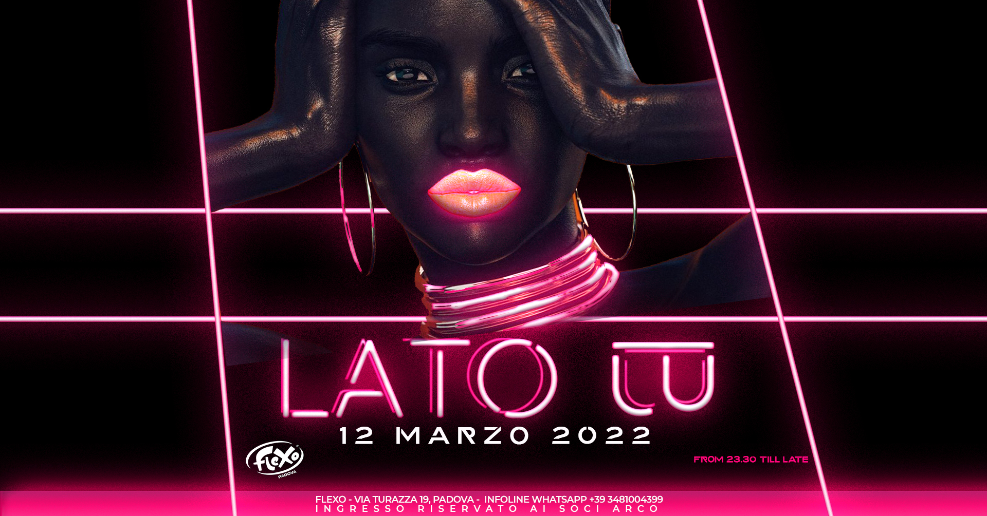 LATO B // 12 Marzo // BLACK is BACK // at Flexo Padova