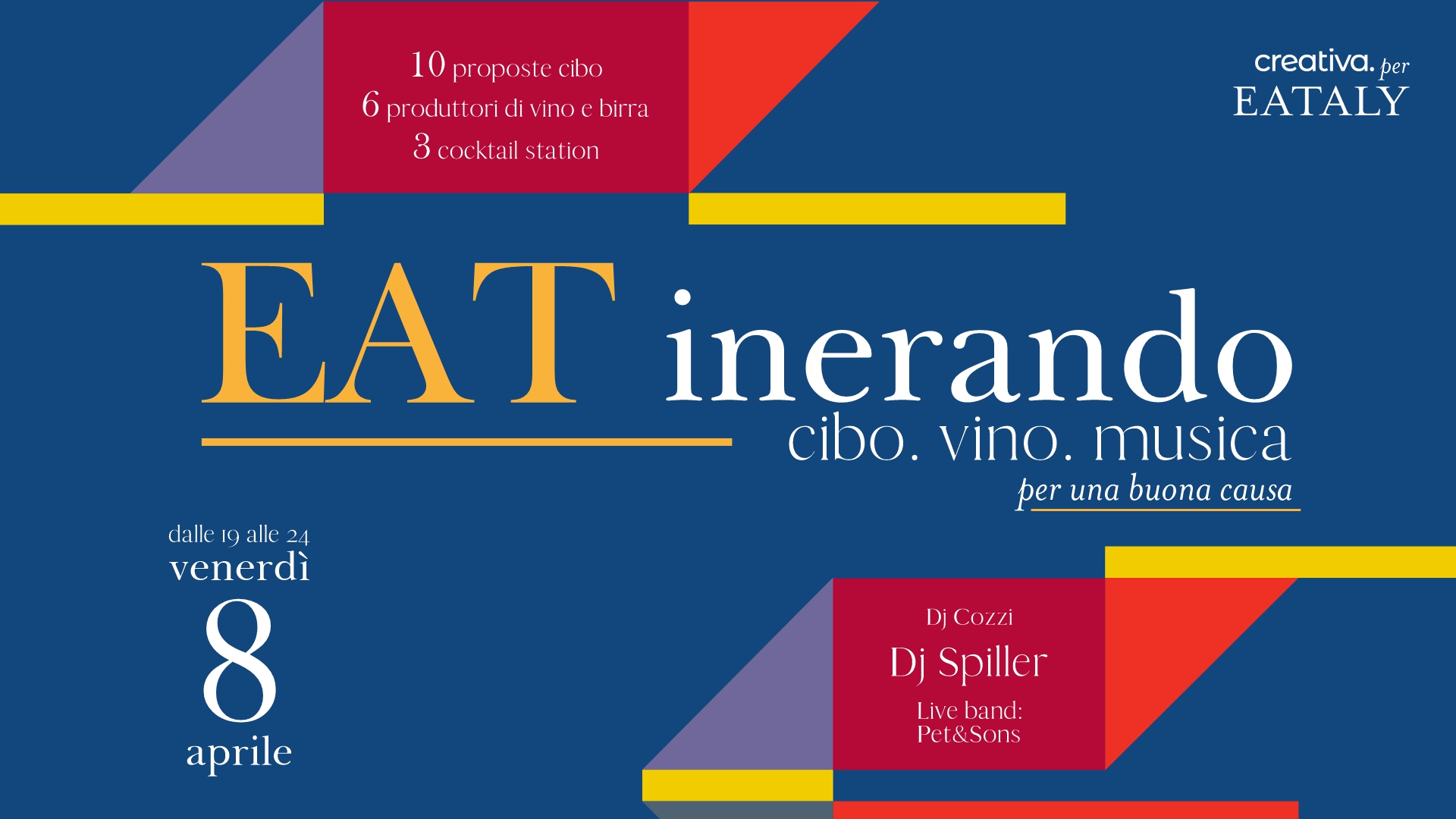 EATinerando, Cibo, Musica, Vino...per una buona causa