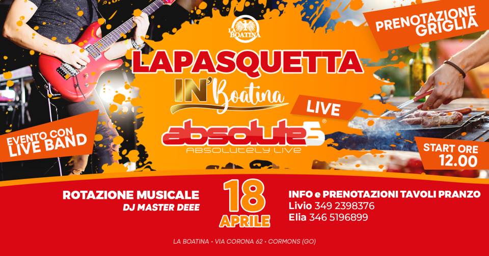 LA PASQUETTA IN’ BOATINA LA PASQUETTA IN’ BOATINA