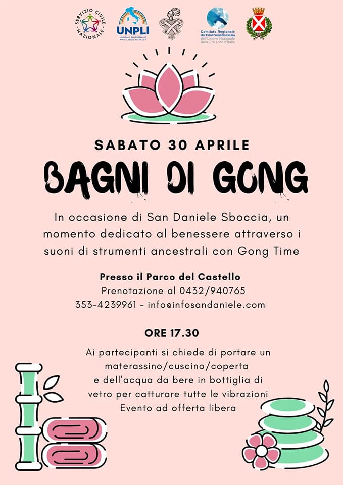 San Daniele Sboccia 2022 - Voglia di relax? Fatti cullare dai suoni ancestrali di Gong Time, in una meditazione guidata indimenticabile