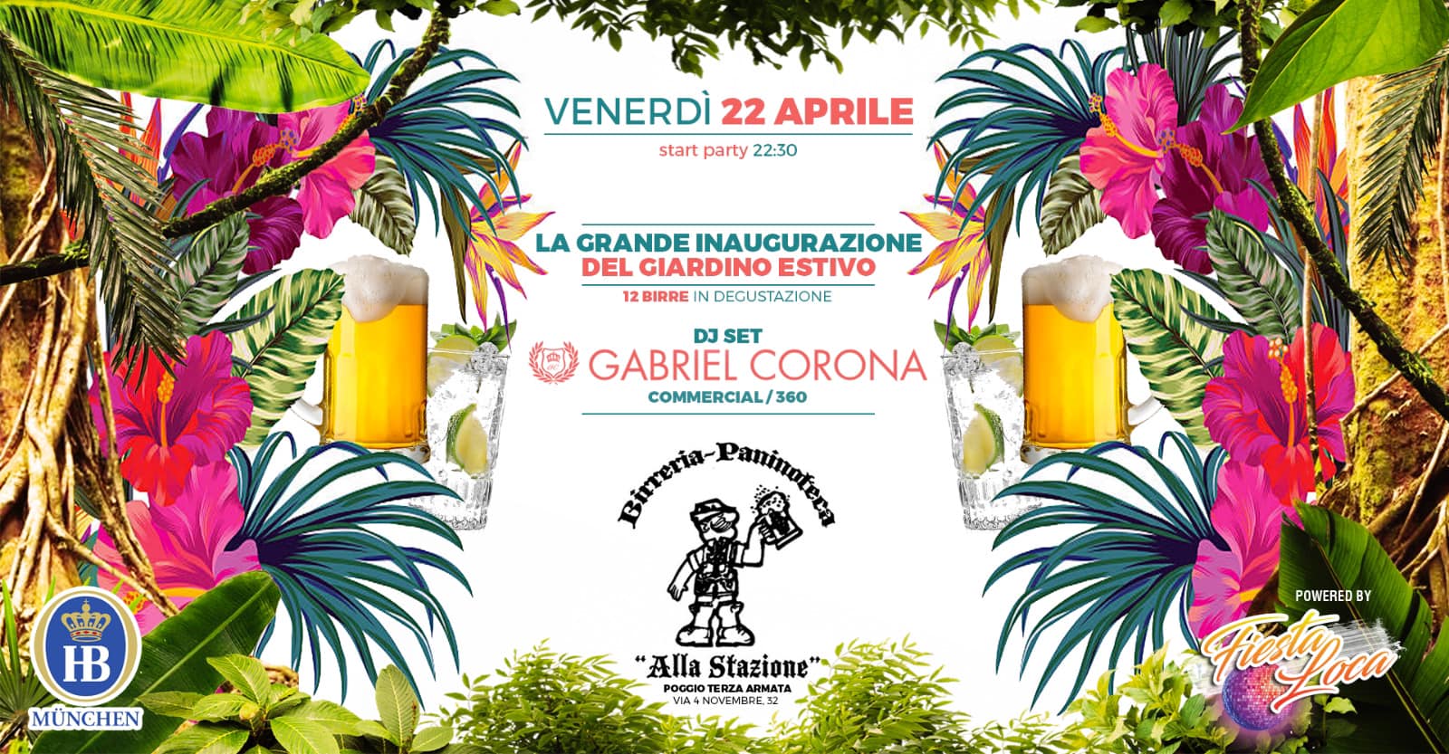 Inaugurazione Giardino Estivo// DJ Set // Fiumi Di Birra