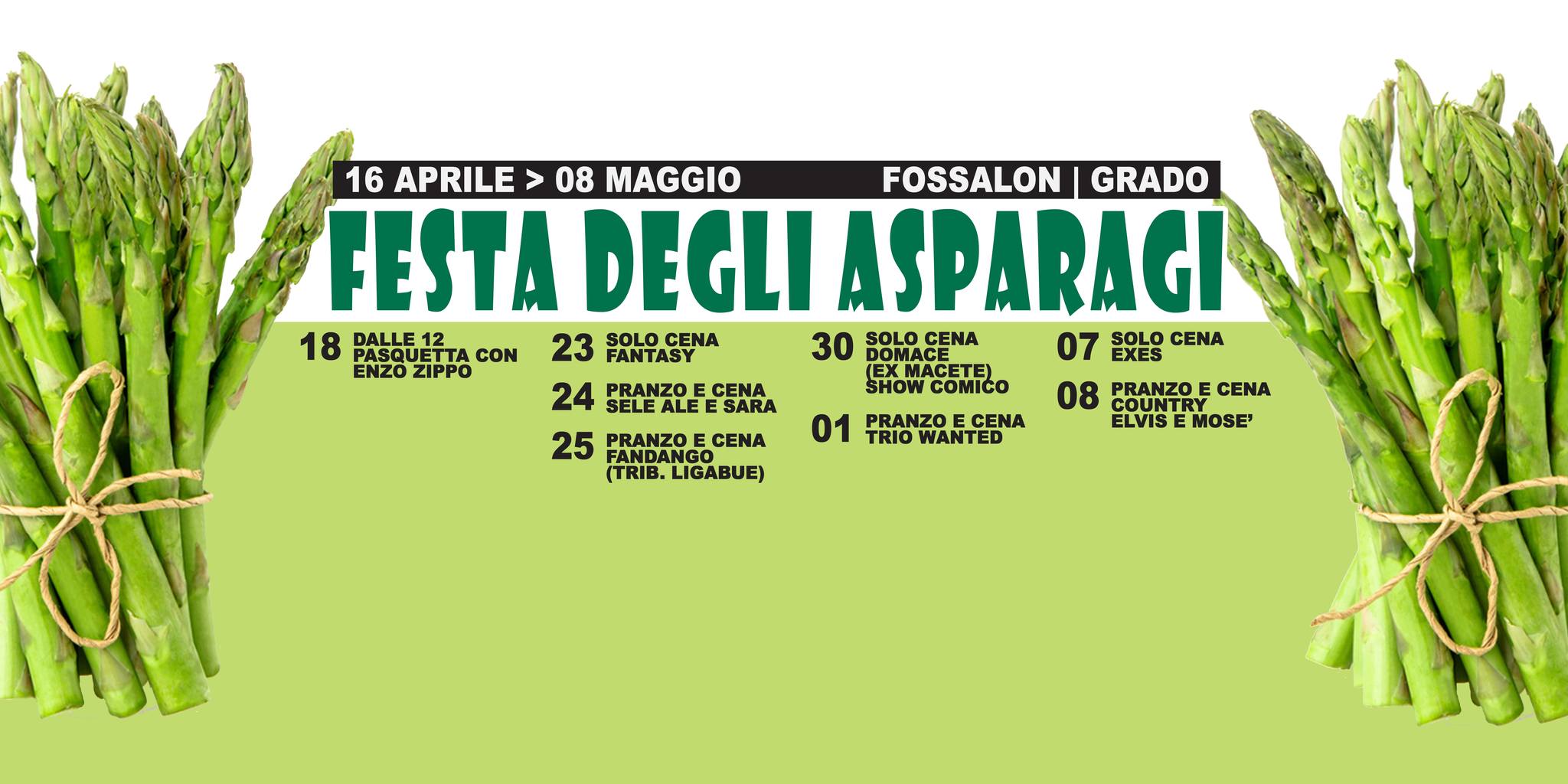 34° Festa degli Asparagi di Fossalon | Grado