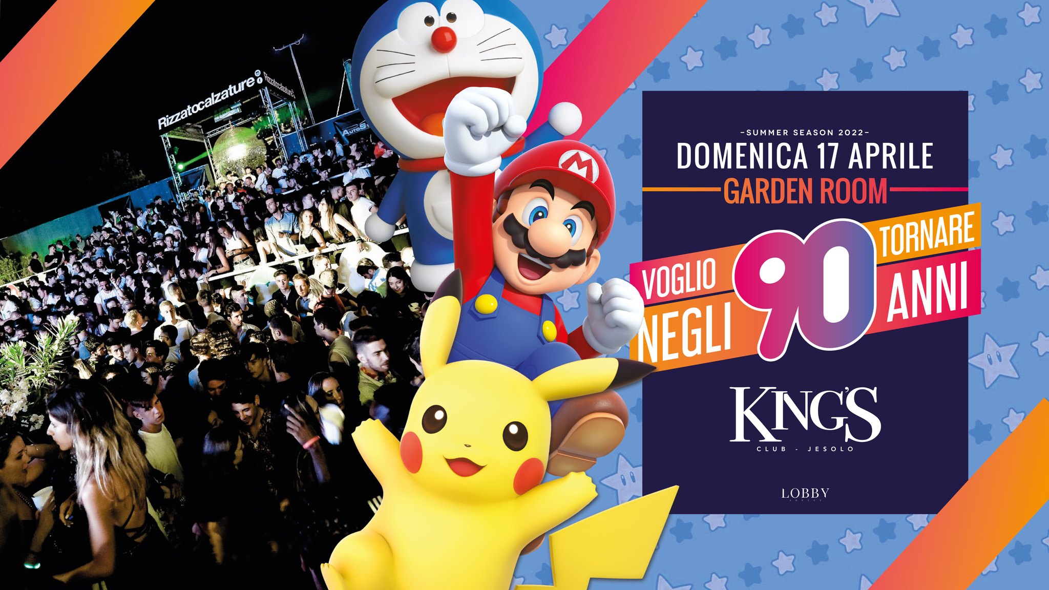 Voglio Tornare Negli Anni 90 • Garden Room King's Club • La Pasqua a Jesolo Lido - Voglio Tornare Negli Anni 90 • Garden Room King's Club • La Pasqua a Jesolo Lido