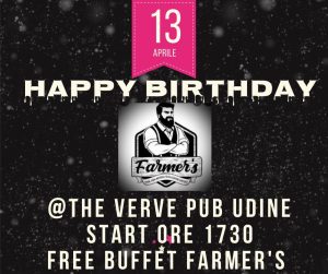 Happy BirthDay Farmer’s The Verve bistrot pub Happy BirthDay Farmer’s The Verve bistrot pub