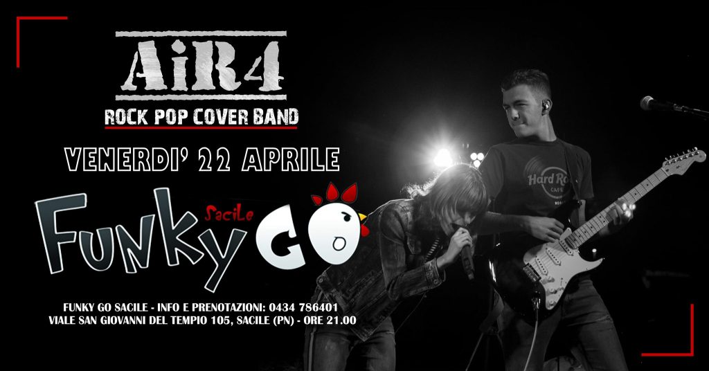 AiR4 live al Funky Go Sacile