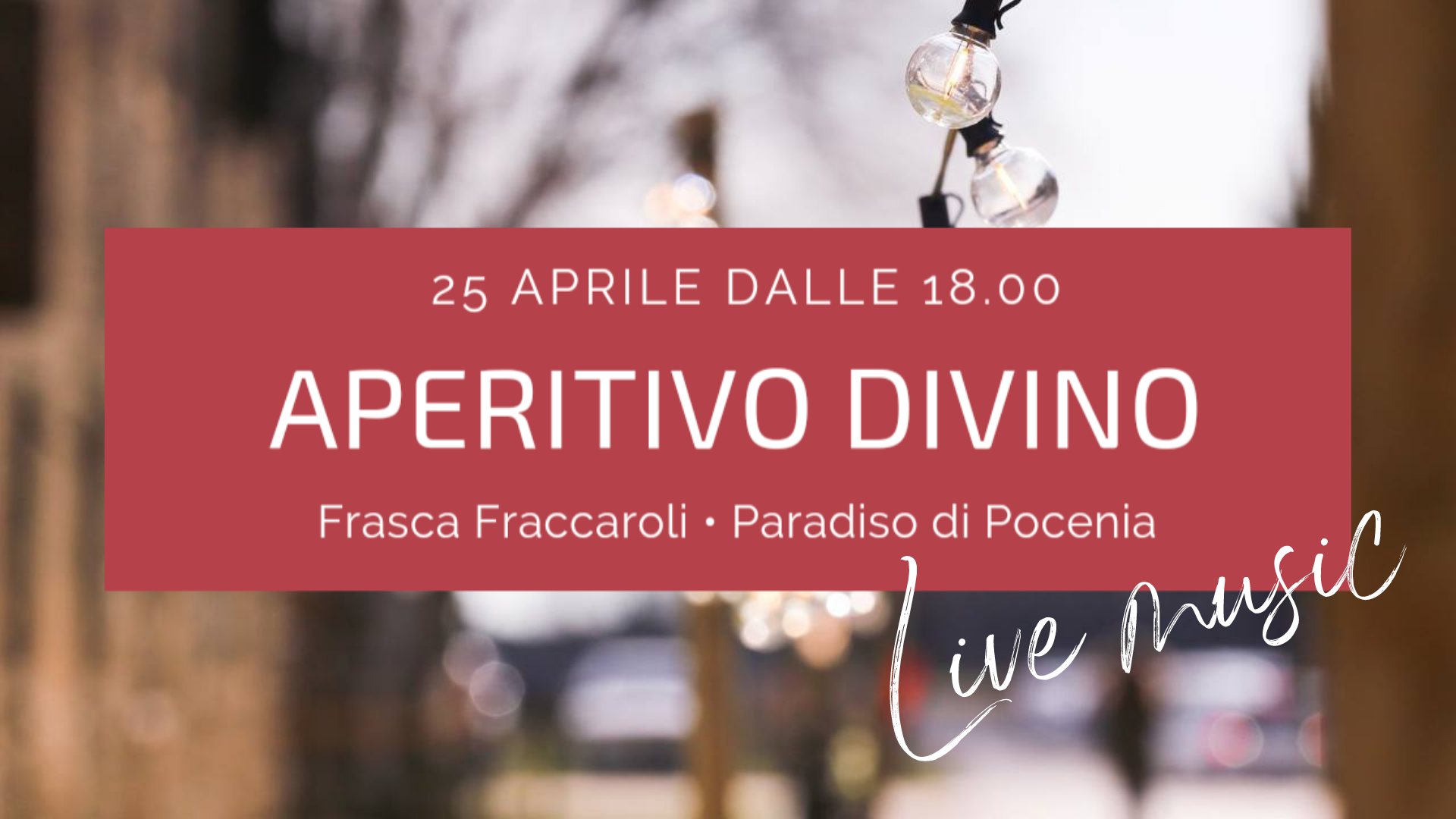 Aperitivo DiVino in Frasca Fraccaroli