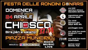 CHIOSCO 17.11 alla Festa delle Rondini 2022 CHIOSCO 17.11 alla Festa delle Rondini 2022