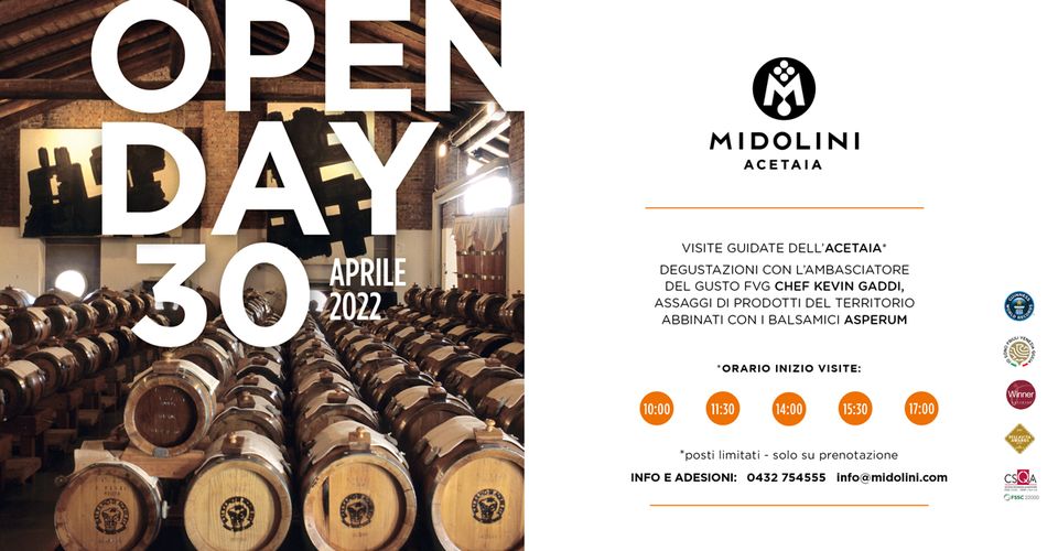OPEN DAY ACETAIA MIDOLINI