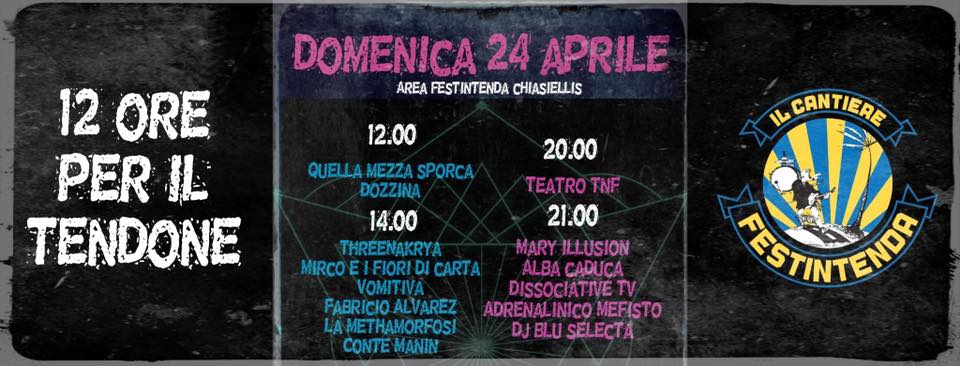 12 ORE PER IL TENDONE - 12 ORE PER IL TENDONE
