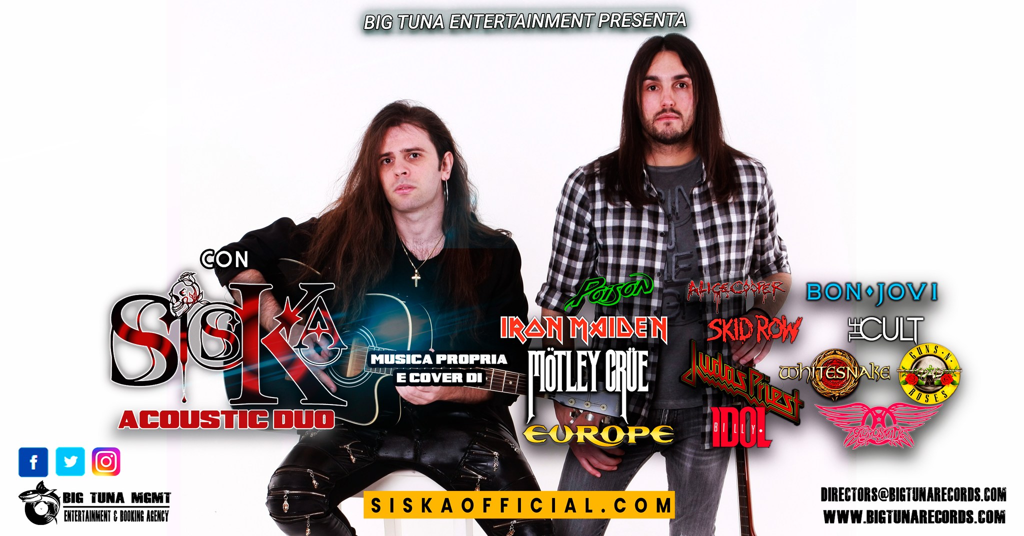 SISKA Acoustic Duo TUTTA LA STORIA DEL ROCK AI TIGLI SAVORGNANO