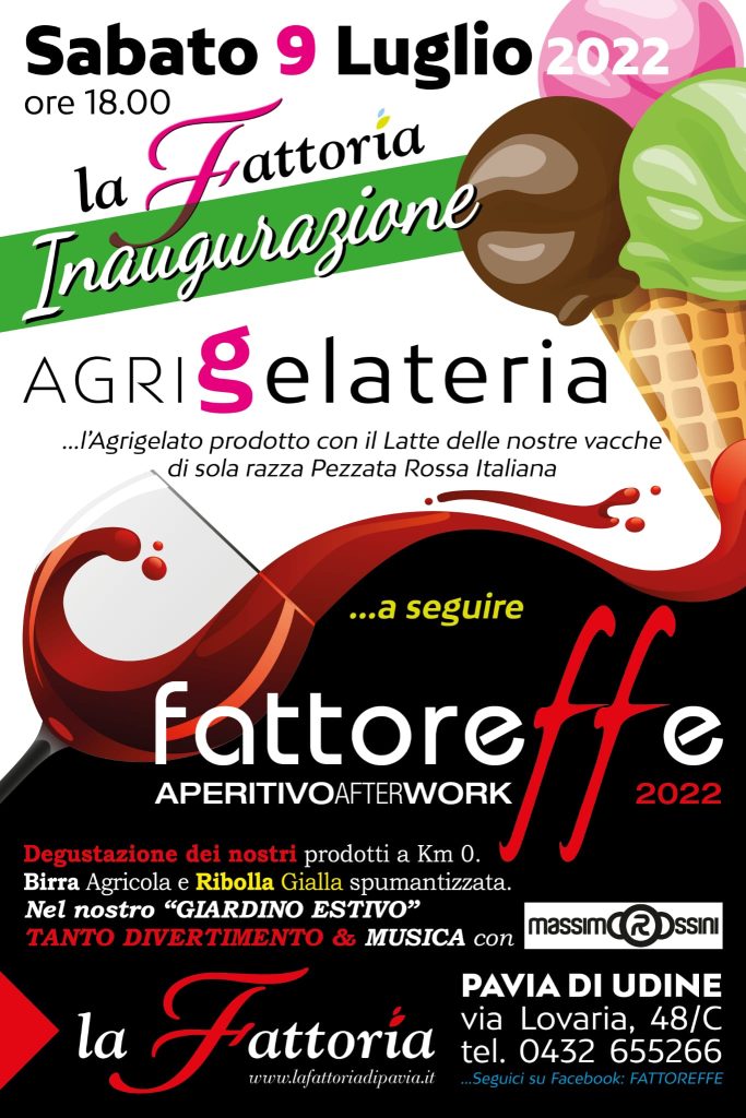INAGURAZIONE AGRIGELATERIA E SERATA FATTOREffE - INAGURAZIONE AGRIGELATERIA E SERATA FATTOREffE