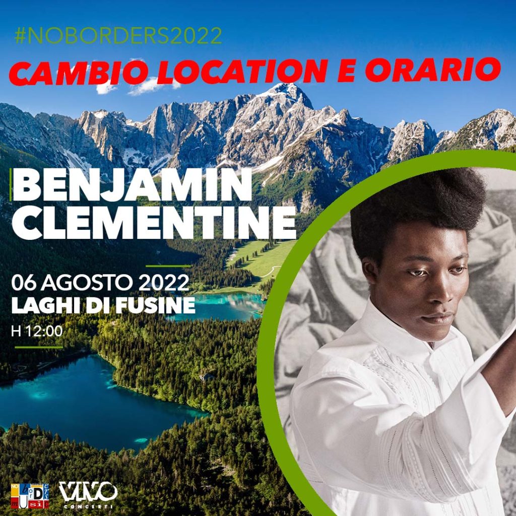 BENJAMIN CLEMENTINE al No Borders Music Festival