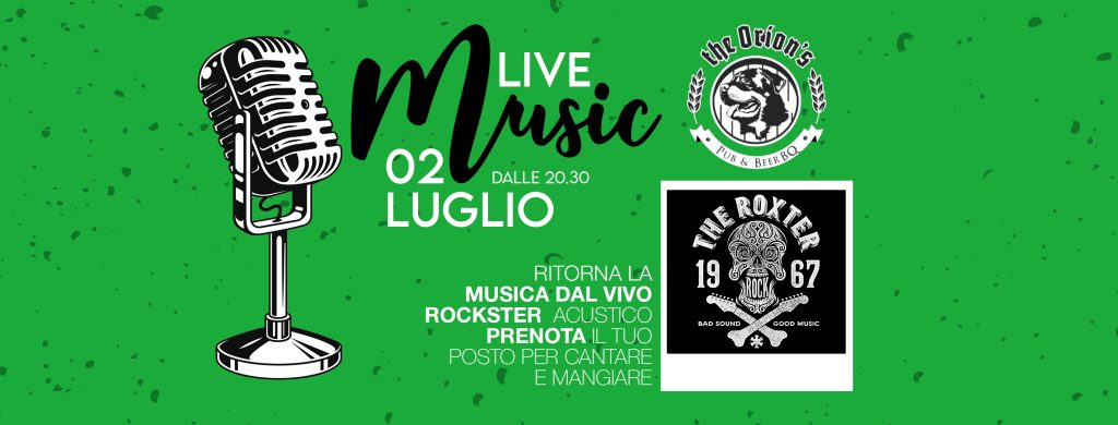 THE ROCKSTER 1967 Acustico al The Orion’s Pub - Pub & Beer BQ - Sevegliano - Udine - THE ROCKSTER 1967 Acustico al The Orion’s Pub - Pub & Beer BQ, Sevegliano