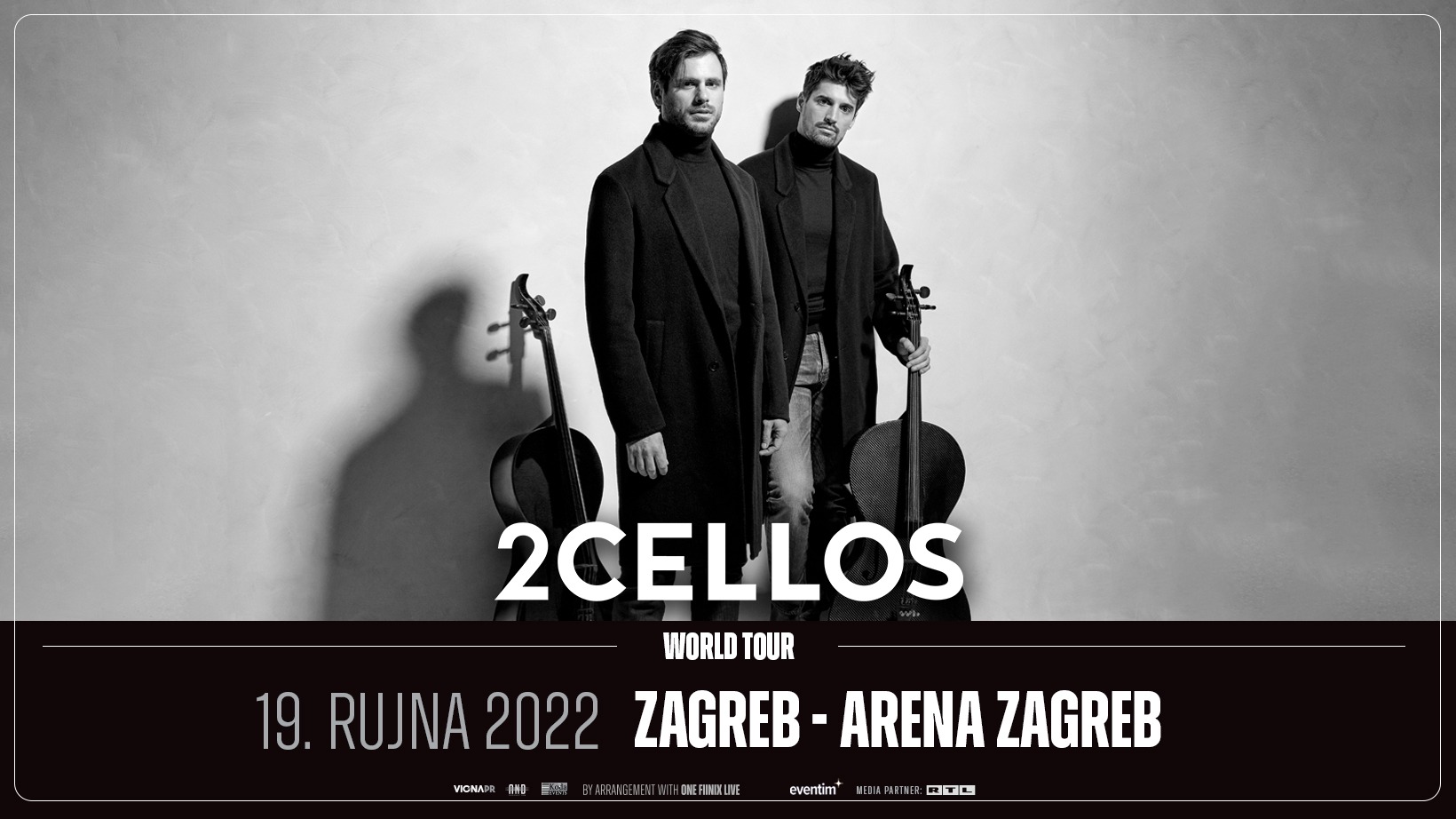 2CELLOS - Arena Zagreb - 19.09.22