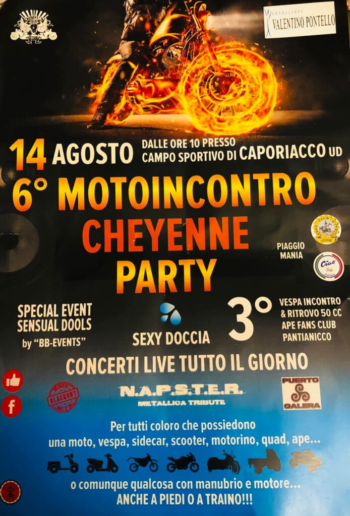 6º MOTOINCONTRO CHEYENNE PARTY - MOTOINCONTRO CHEYENNE PARTY