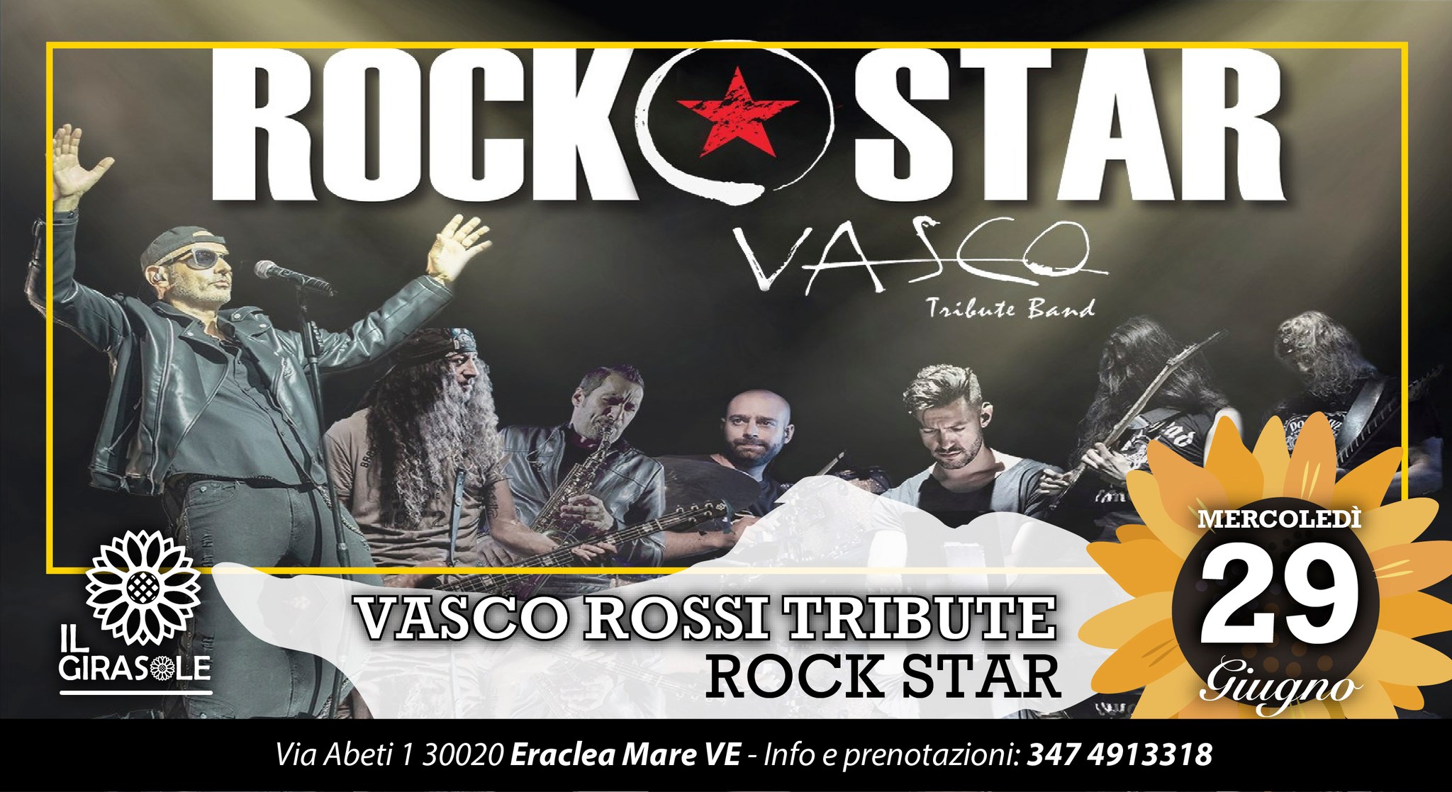 Rock Star Vasco Tribute a Il Girasole, Eraclea Mare