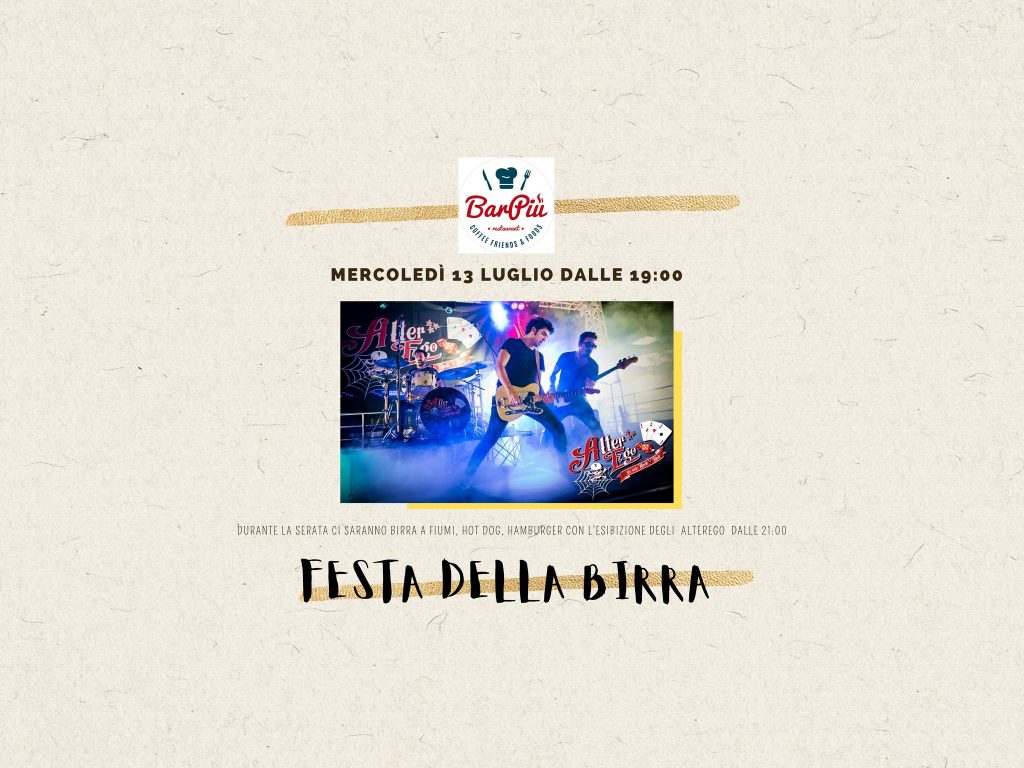 Festa Della Birra, ALTEREGO Live, Crodenons