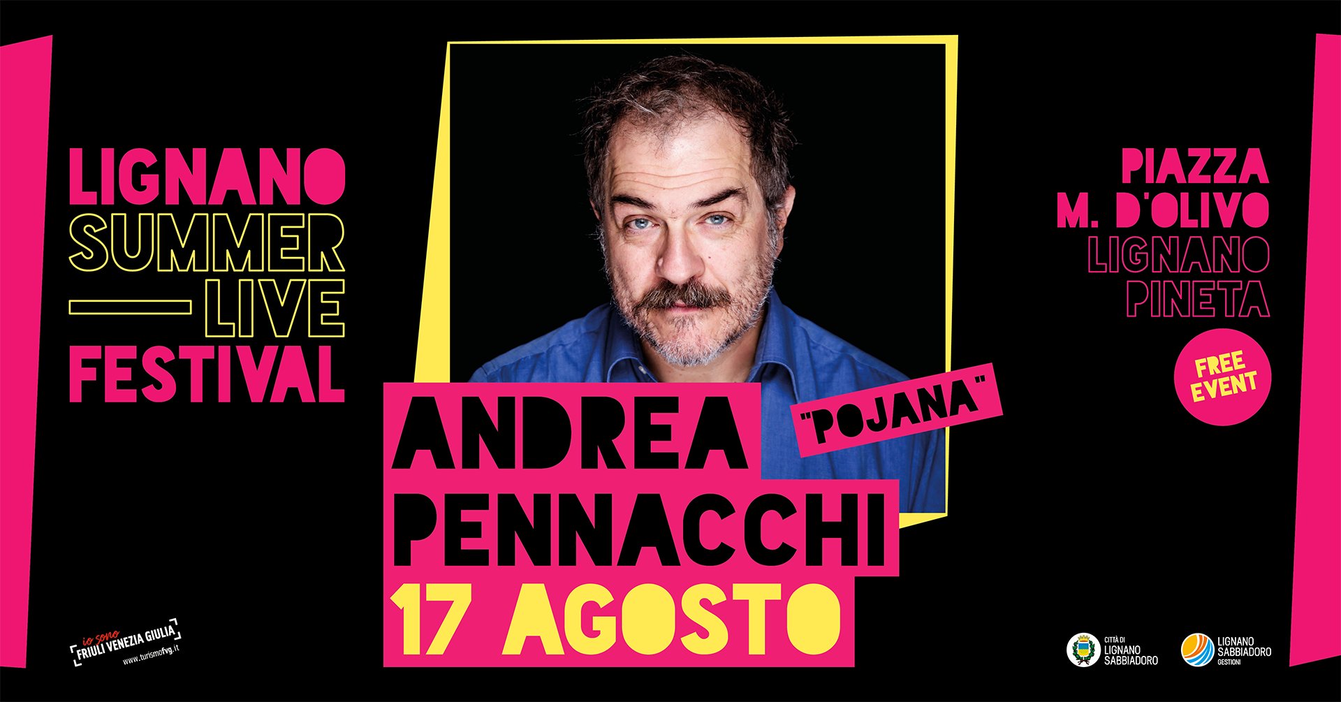 Andrea Pennacchi, detto Pojana, Summer Live Festival