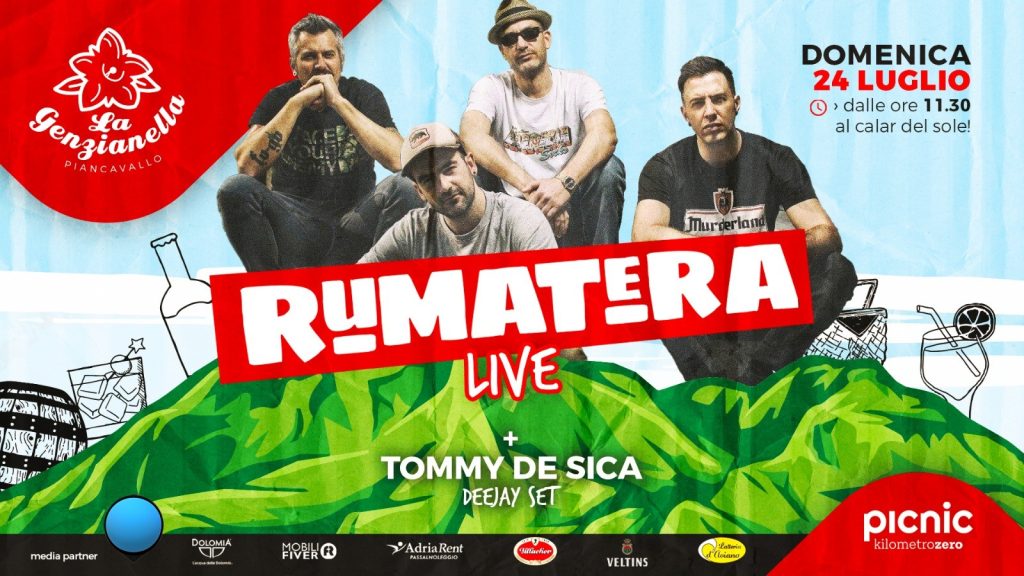 PicNic kilometrozero con i RUMATERA live a La Genzianella, Piancavallo