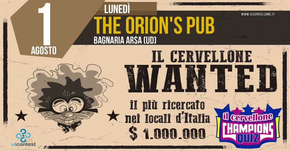Il cervellone, The Orion’s Pub - Pub & Beer BQ, Sevegliano, Udine