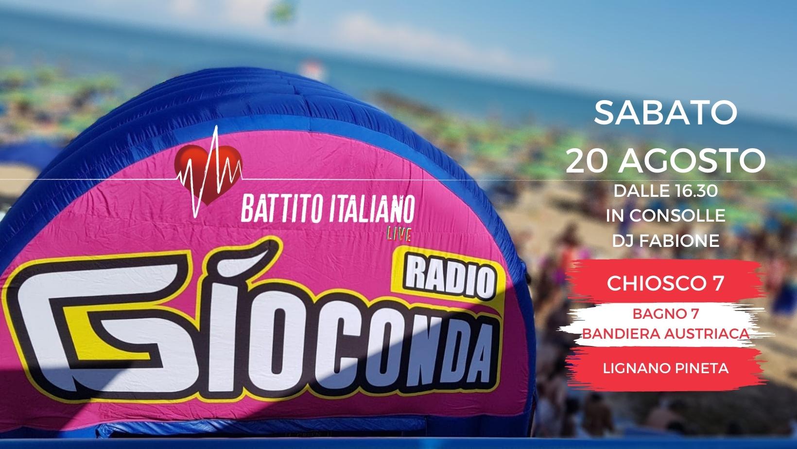 Battito Italiano Live dal Chiosco 7 di Lignano Pineta