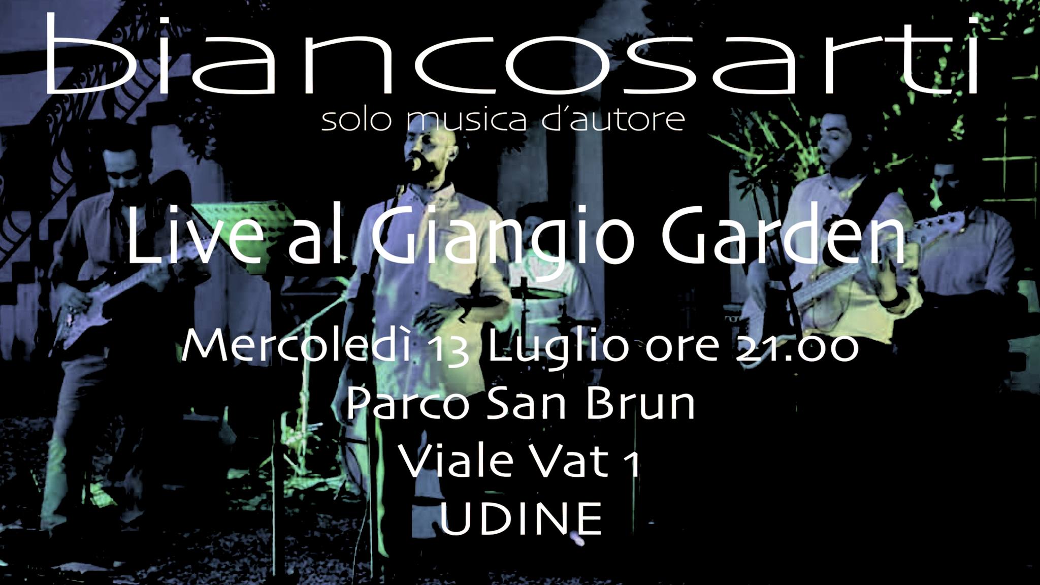 Biancosarti Live da Giangio Garden