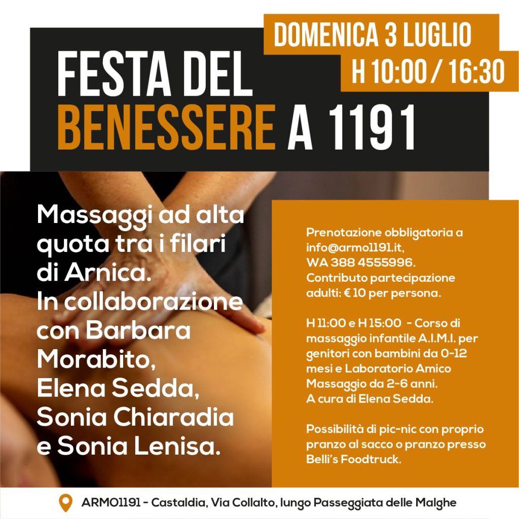 FESTA DEL BENESSERE A 1191 - FESTA DEL BENESSERE A 1191