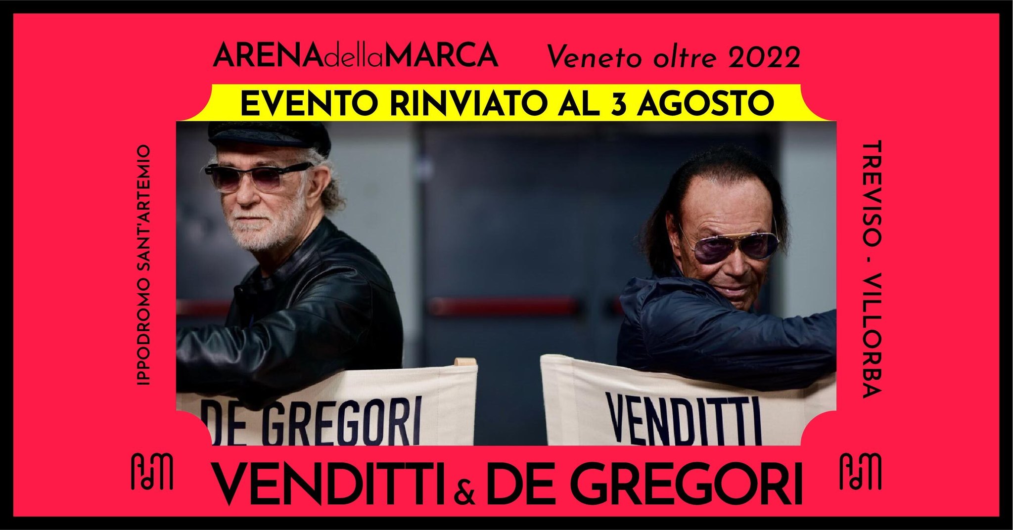 VENDITTI & DE GREGORI live ARENA DELLA MARCA di Villorba - VENDITTI & DE GREGORI live ARENA DELLA MARCA ,Villorba