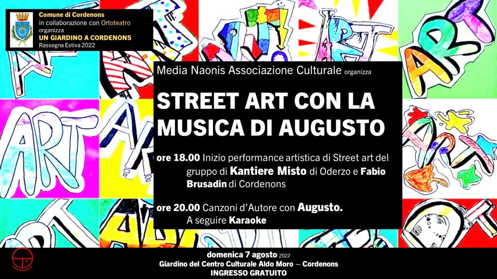 STREET ART CON LA MUSICA DI AUGUSTO