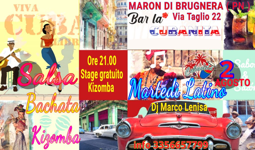 MARTEDÌ CARAIBICO 2 AGOSTO