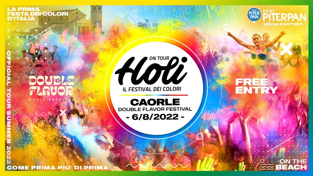 HOLI in spiaggia a Caorle - Double Flavor - Ingresso Gratuito