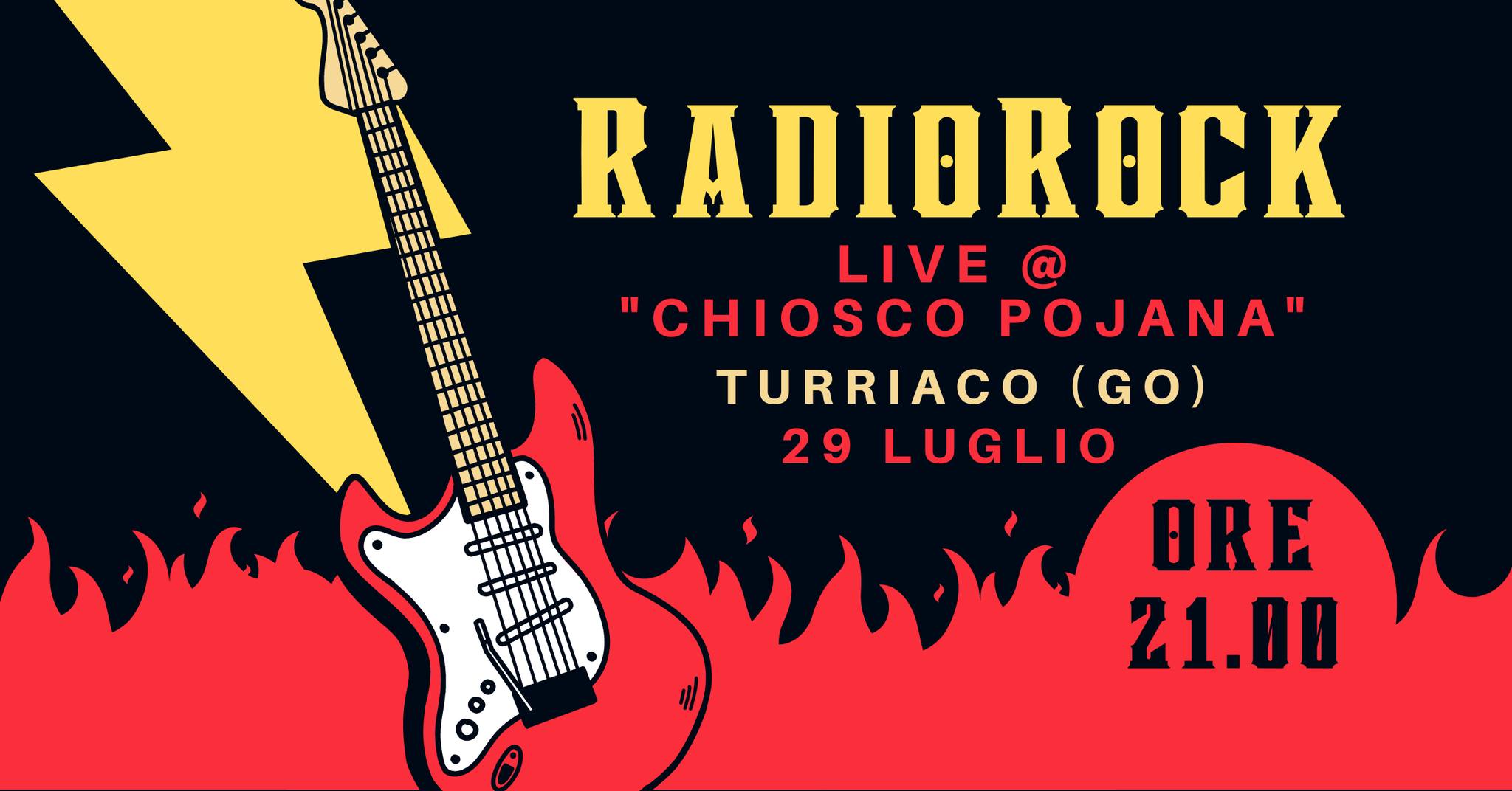 RADIOROCK live, CHIOSCO POJANA, Turriaco