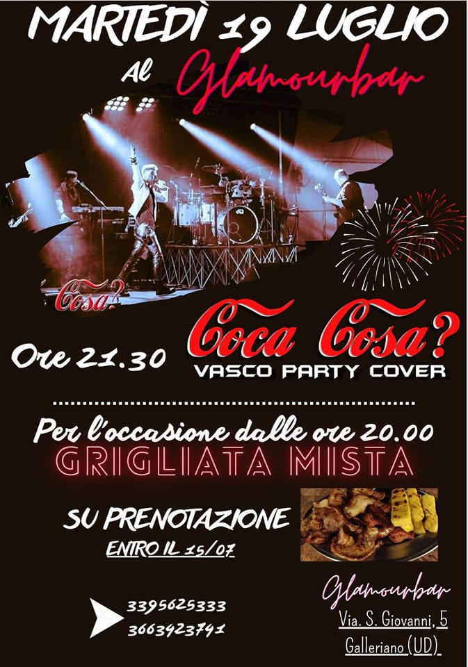 Coca Cosa? GLAMOUR BAR Galleriano