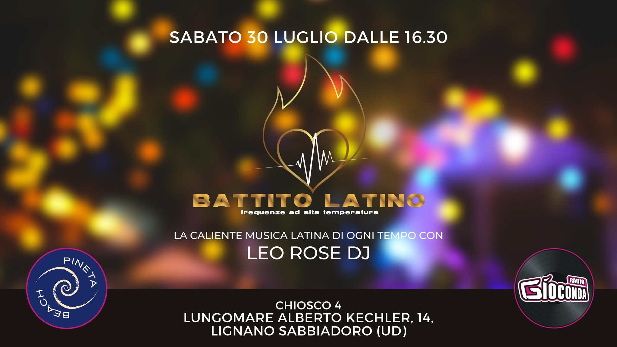 Battito Latino Live dal Chiosco 4 di Lignano Pineta