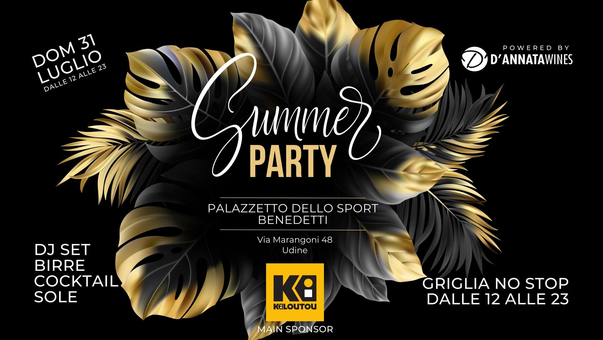 Dannata Summer Party, DJ set con griglia, Udine Dannata Summer Party, DJ set con griglia, Udine