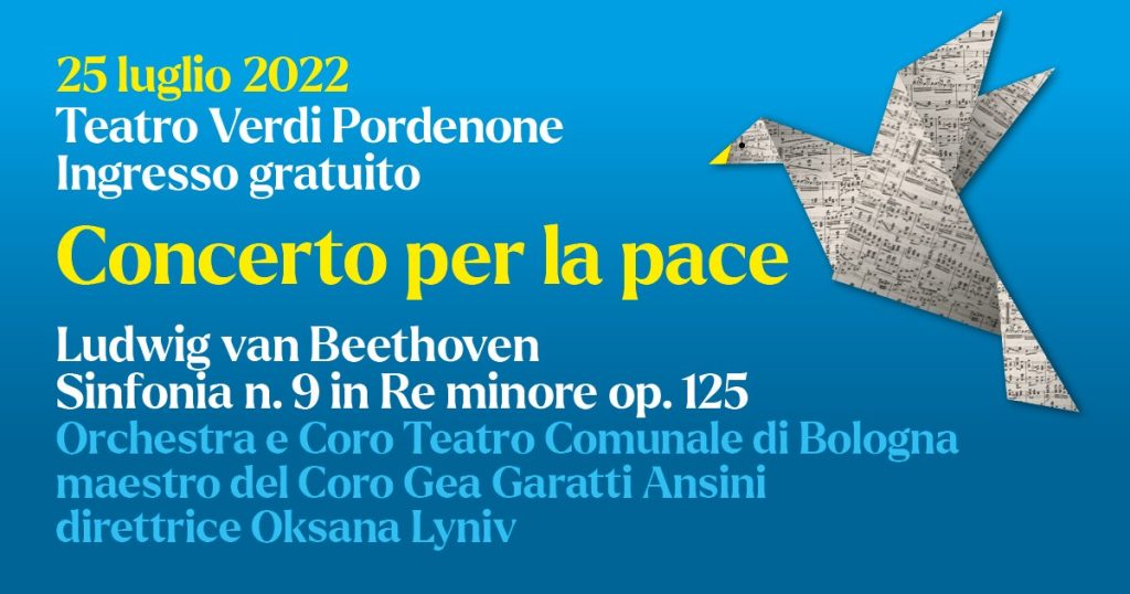 Concerto per la pace a Pordenone