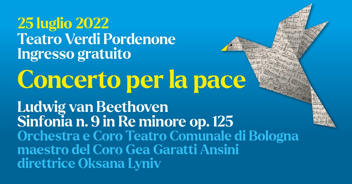 Concerto per la pace a Pordenone