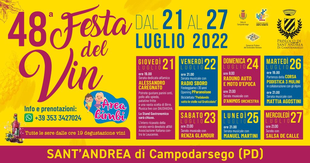 48a Festa del Vin 2022